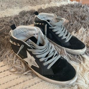 STUDDED GOLDEN GOOSE MIDSTARS